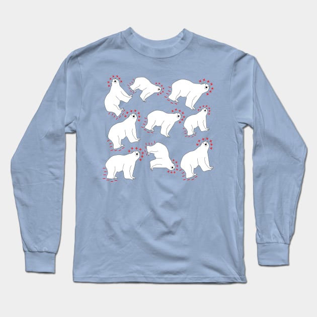 Polar Bears and Dipoles Long Sleeve T-Shirt by donovanh